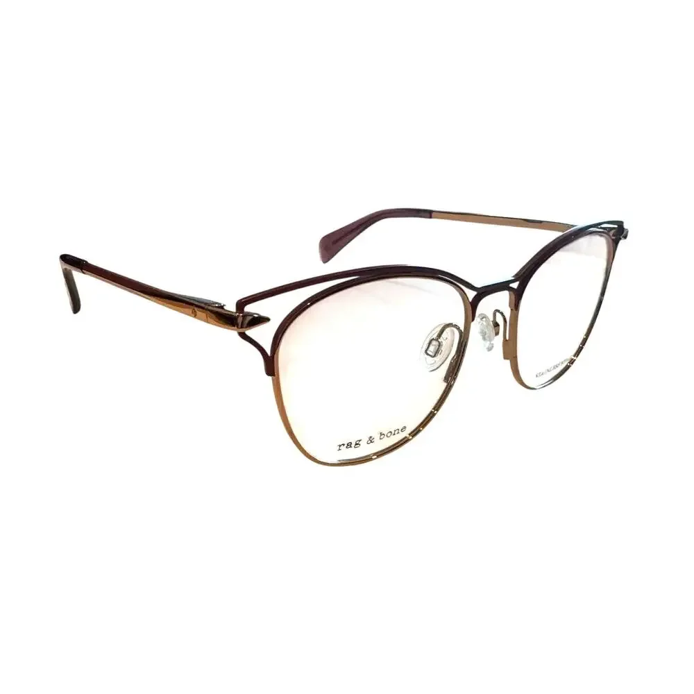NEW Rag & Bone Rnb 3019 AU red and gold glasses